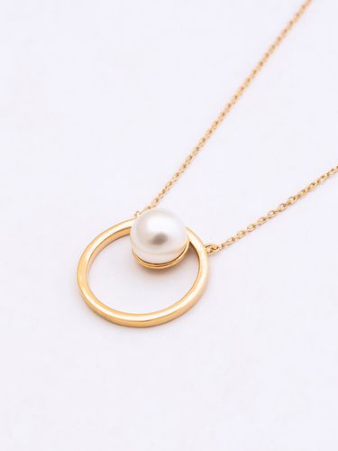 Mm Half Shell Pearl 45cm Necklace - 320SHOWROOM - Modalova