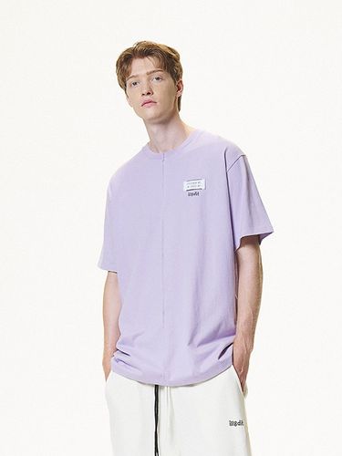 Half Cutting T-Shirt_Lavender - ILLEDIT - Modalova