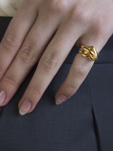 Heart baby gold ring - nuavo - Modalova