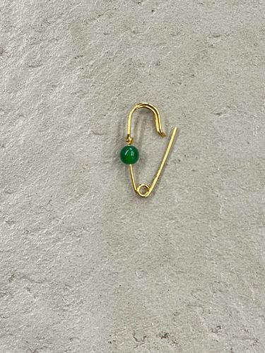 Mini green clip earring - nuavo - Modalova