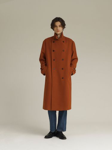 Pecolamb Melton Double Coat _ - FILLCHIC - Modalova