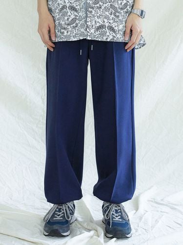 Front Seam Wide Sweatpants Navy - KND - Modalova