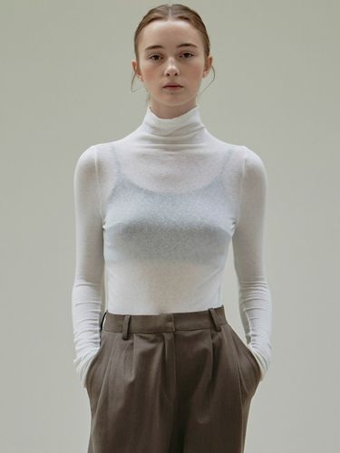 Turtleneck Slim Knit Top - NICK&NICOLE - Modalova