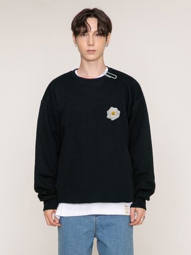 White Rose Embroidery White Clip Sweatshirt - GRAVER - Modalova