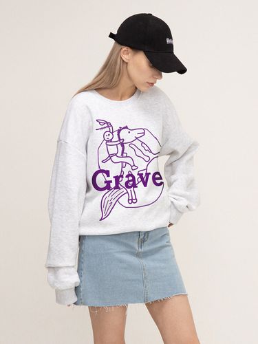 Big Cowboy Drawing Sweatshirt - GRAVER - Modalova