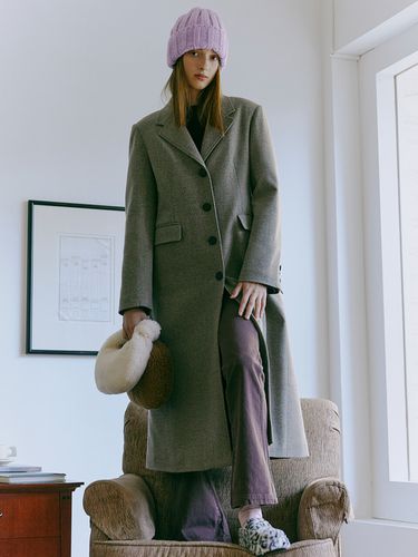 Slim Single Long Coat () - ETMON - Modalova