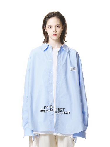 Perfect Oversized Fit Shirts_Blue - ILLEDIT - Modalova