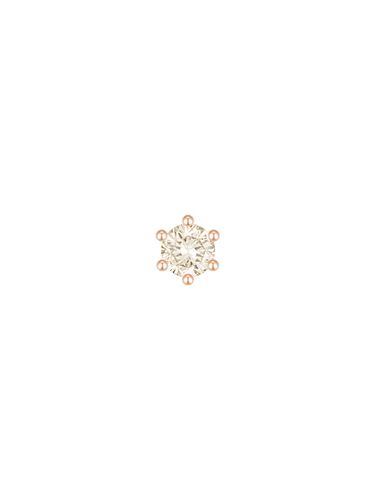 MARIEBEL 14K SINGLE PIERCING (JJMBED1BS510R4P00) - J.ESTINA - Modalova