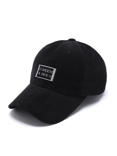 Corduroy Label Ballcap_Black - ILLEDIT - Modalova