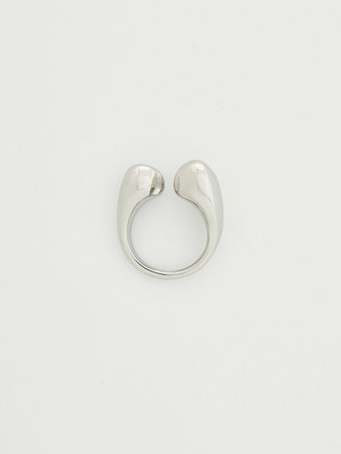 Open Pebble Ring_Silver - viollina - Modalova