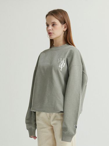 F.B Logo Embroidered Sweat Shirt - WHATTHEWEAR - Modalova