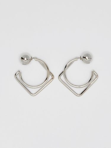 S.R Layered Earrings_Silver - viollina - Modalova