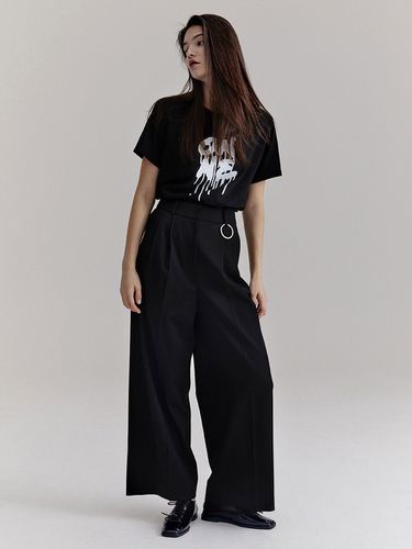 Surin Pin Tucked Wool Wide Pants () - ONNE - Modalova