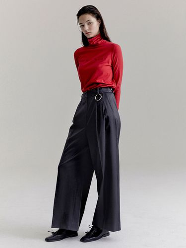 Surin Pin Tucked Wool Wide Pants () - ONNE - Modalova