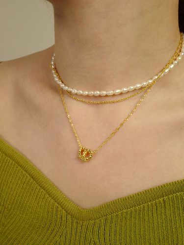 Pretzel Necklace - fiore - Modalova