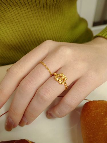 Pretzel Ring - fiore - Modalova