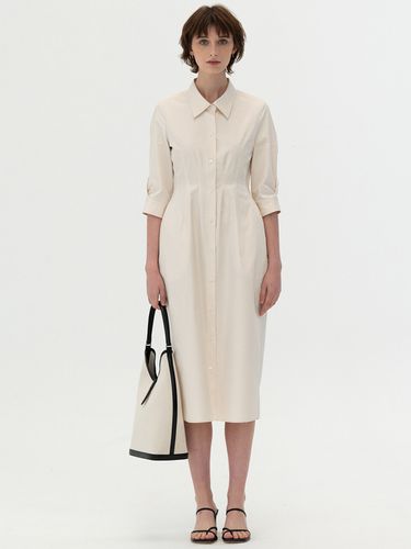 Essential] Original Silhouette Shirt Dress_Cream - KINDERSALMON - Modalova