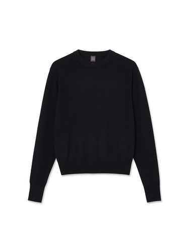 Women Woolsilk Crewneck Black - IOLO - Modalova