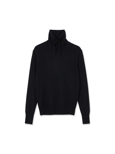 String Woolsilk Turtleneck Black - IOLO - Modalova