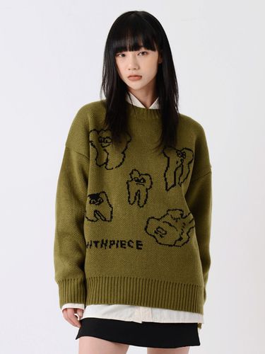 Teeth Knit Sweater - PIECEMAKER - Modalova