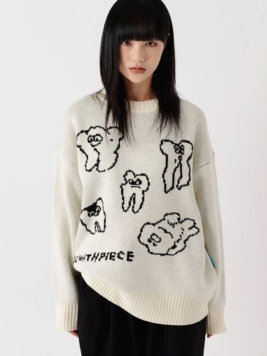 Teeth Knit Sweater - PIECEMAKER - Modalova