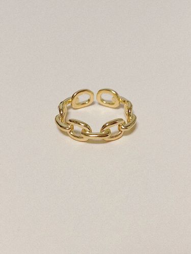 Loop Chain Ring Gold - partez - Modalova