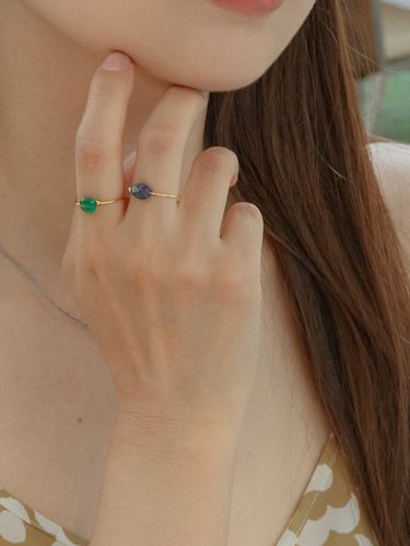 Brilliant Gemstone Ring - Primaute - Modalova