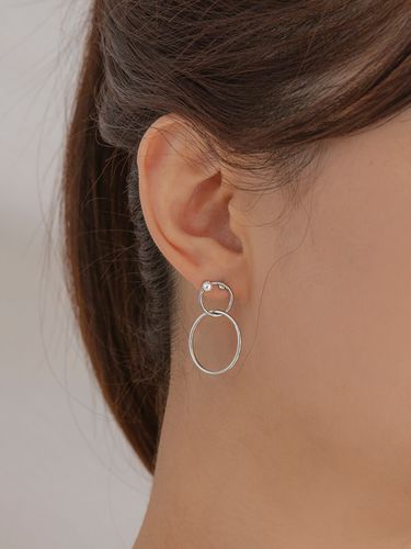 TWIN Drop RING Earring - Primaute - Modalova