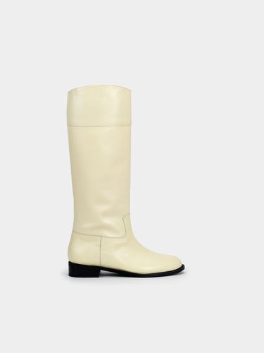 Jose Long Boots - Beige - SCOMBER - Modalova