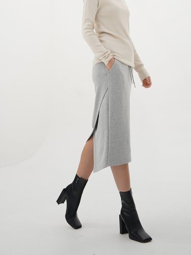 Terry Bending Skirt_ Grey - ACUD - Modalova