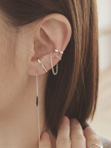 Middle two chian earcuff - reinheart - Modalova