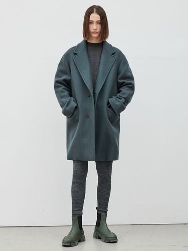 Big Collar Wool Blend Half Coat - EZIO - Modalova