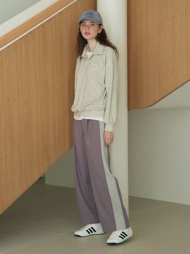 Side Line Wide Pants_PURPLE - Near&Dear - Modalova