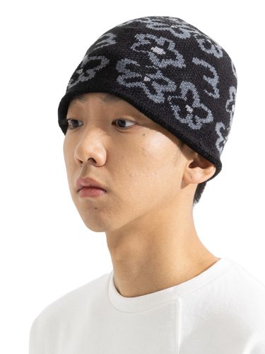 STRAWVERRY FLOWER JACQUARD BEANIE - MASSNOUN - Modalova