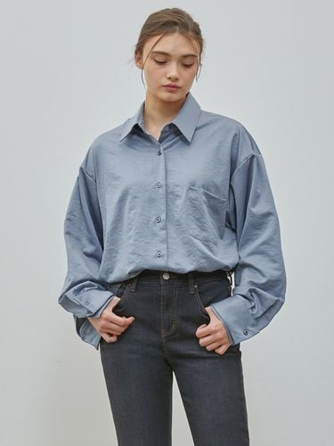 Double Cuffs Satin Oversized shirt () - RYUL + WAI: - Modalova