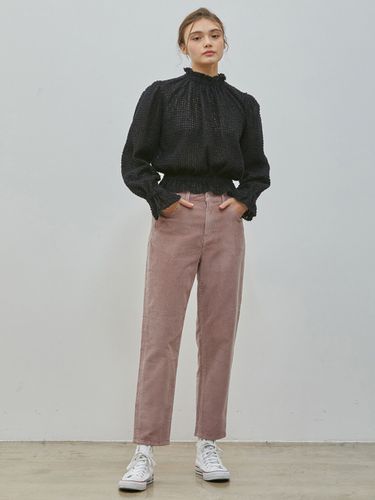 High Waist Corduroy Crop Pants () - RYUL + WAI: - Modalova