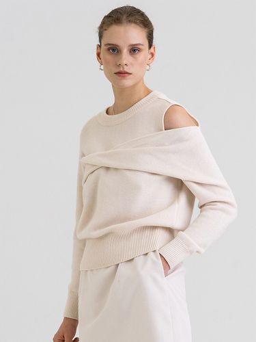 Wool Draped Pullover - KINDERSALMON - Modalova