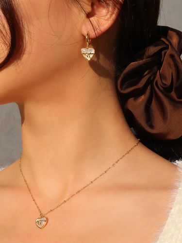 Holiday Heart Earrings - / Gold - ENGBROX - Modalova