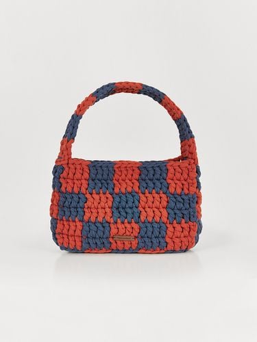 Checkerboard Crochet Bag / - bowlloon - Modalova