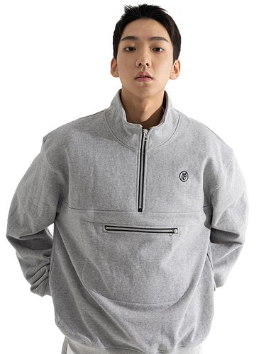 Heavyweight Cotton-Terry Half-Zip Sweatshirt - MASSNOUN - Modalova