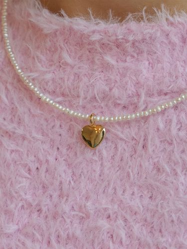 MT HEART WITH PEARL NECKLACE - Primaute - Modalova