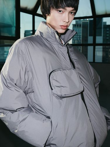 Padded Anorak Jacket Gray - MISTERCHILD - Modalova