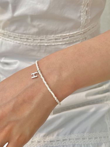 Romantic Initial Bracelet - leeENoir - Modalova