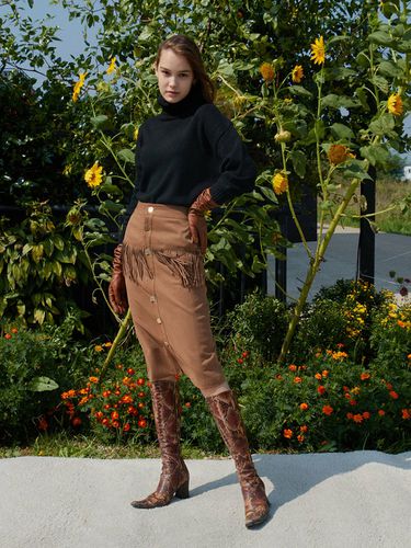 Emma Skirt _ Brown Suede - 02 ARMOIRE - Modalova