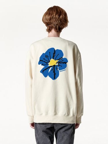 Blue Flower Fleece-Back Sweatshirt - RADINEO - Modalova