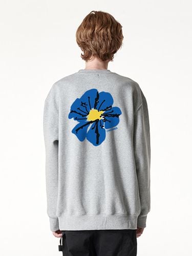 Blue Flower Fleece-Back Sweatshirt - RADINEO - Modalova