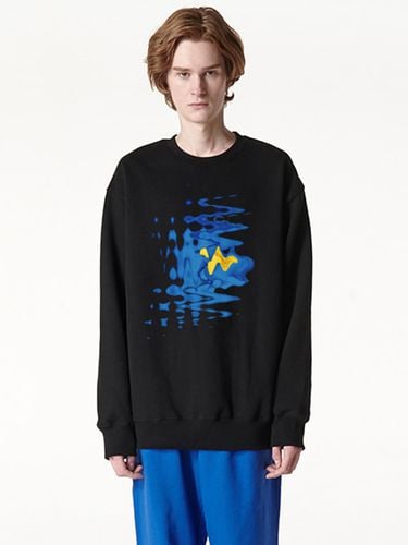 Wave Flower Fleece-Back Sweatshirt - RADINEO - Modalova