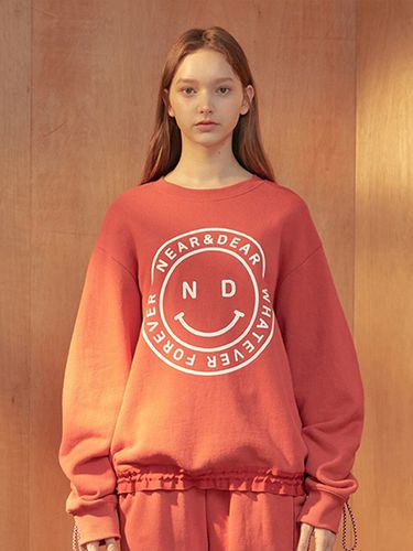 Smile Graphic Sweatshirt_RD - Near&Dear - Modalova