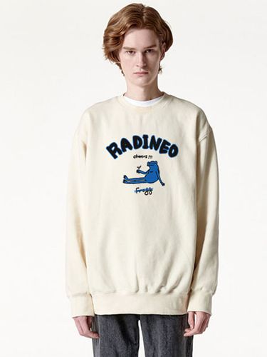 Cheers Fleece-Back Sweatshirt Cream - RADINEO - Modalova