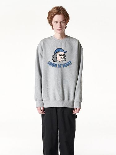 Young Flower Sweatshirt Grey - RADINEO - Modalova